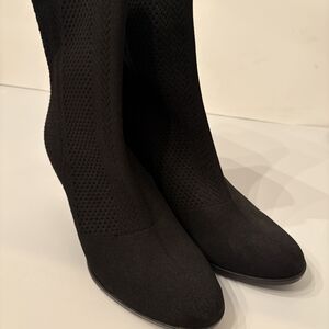 Born Black Megg Sock Heeled Boots